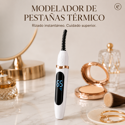 Rizador de Pestañas Eléctrico Recargable con Calentamiento Rápido